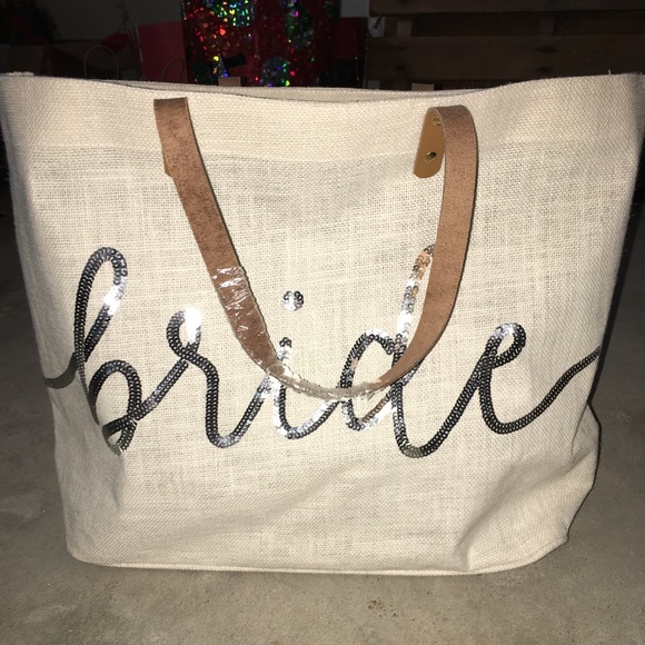 mud pie bride tote